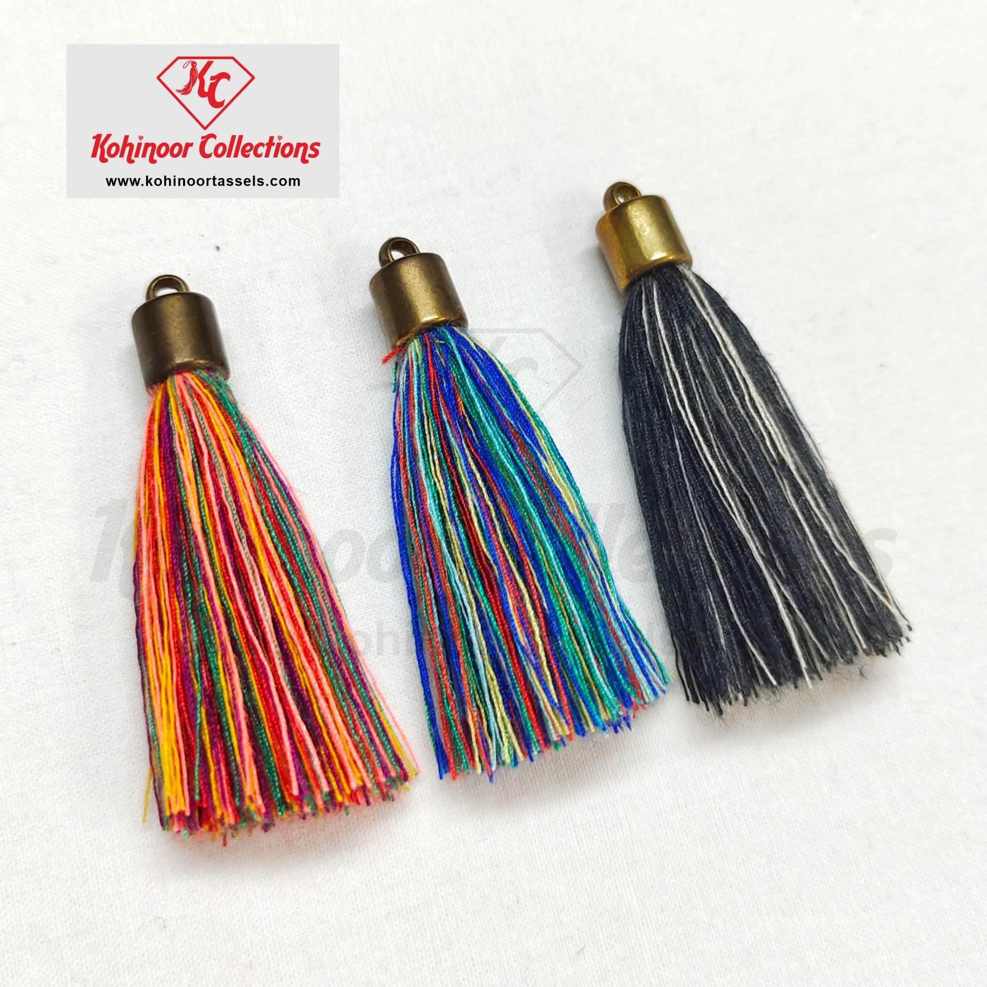 Multi Colors Tassel With Cap