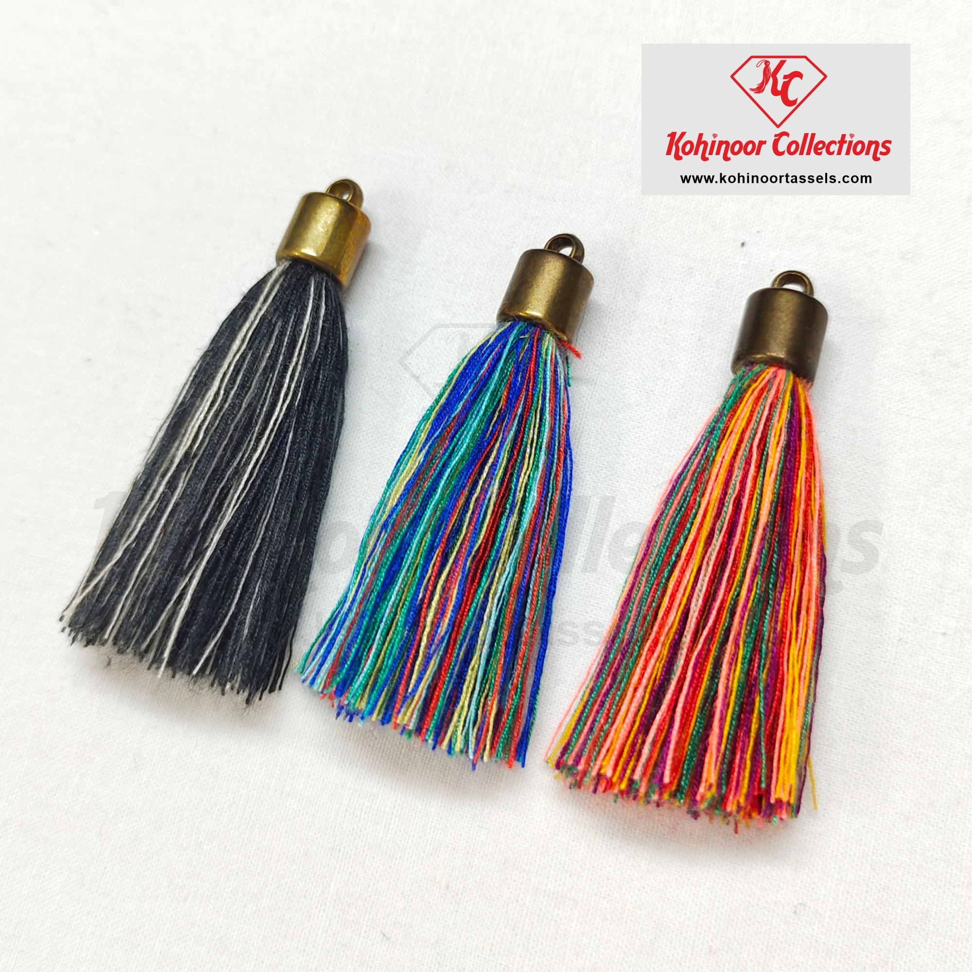 Multi Colors Tassel With Cap