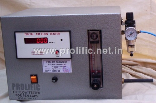 Grey Pen Cap Air Flow Tester