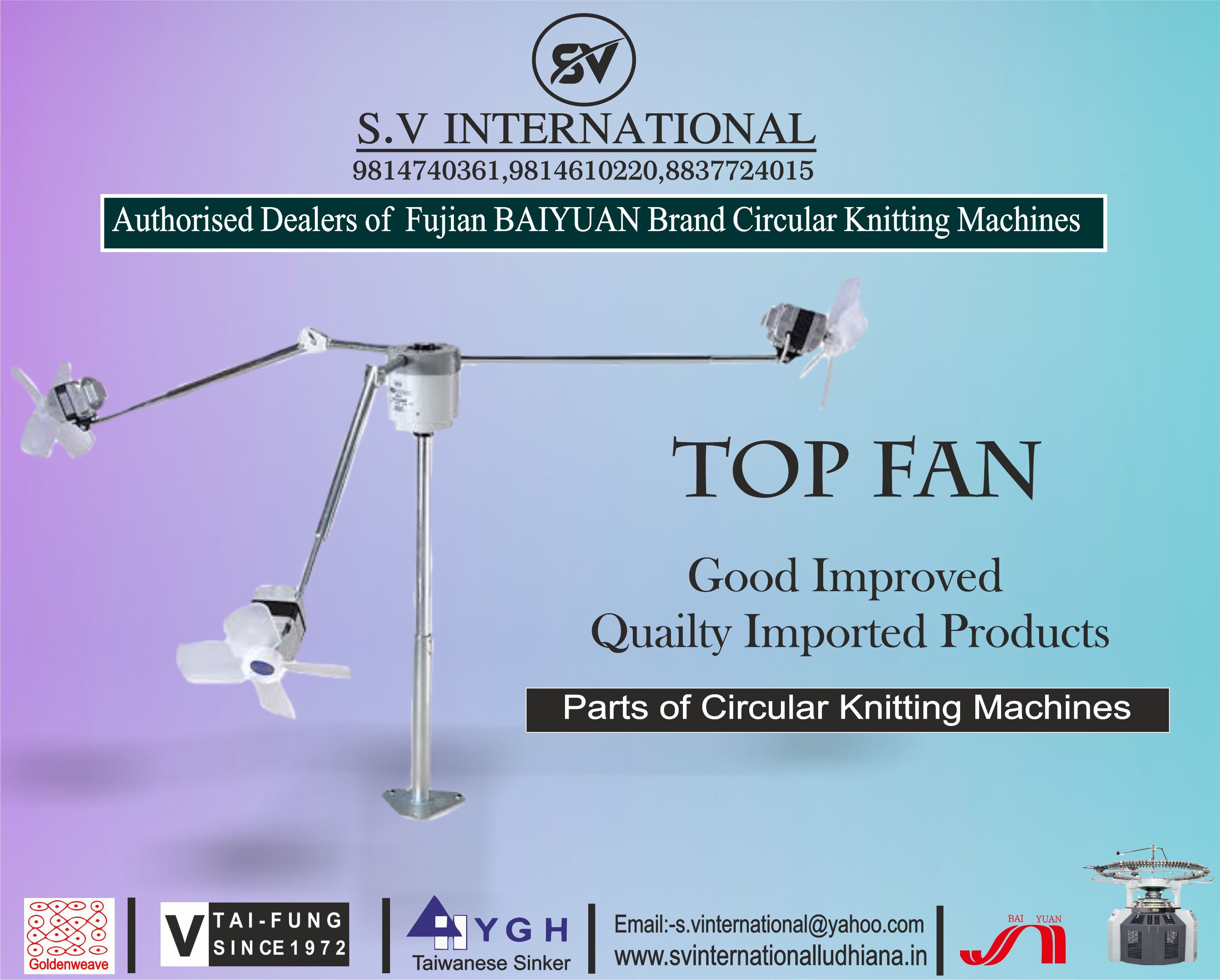 Top Deduster Fan Unit Complete Set
