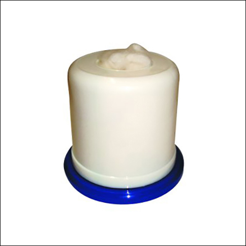 White Bell Cotton Dispensor