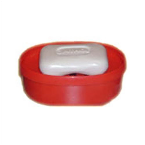 Soap Case - Plastic Material, Red Color | Ideal For Industrial, Commercial, And Domestic Use