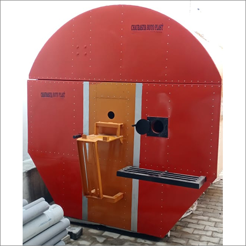 सेमी-ऑटोमैटिक प्लास्टिक टैंक रोटेशनल मोल्डिंग मशीन