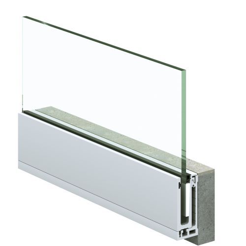 Sg 28 Cps - Aluminum, Variable Dimensions, Anodized Finish | Modern Design, Durable, Customizable, Tempered Glass, Weather Resistant, High Load Capacity