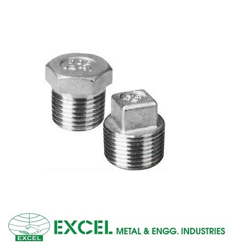 Stainless Steel Threaded Hex Head Plug - Astm A182 F304, F304l, F306, F316l, F304h, F309s, F309h, F310s, F310h, F316ti, F316h, F316ln, F317, F317l, F321, F321h, F11, F22, F91, F347, F347h, F904l, Astm A312/a403 Tp304, Tp304l, Tp316, Tp316l | High Durability, Corrosion Resistance, Precision Engineering