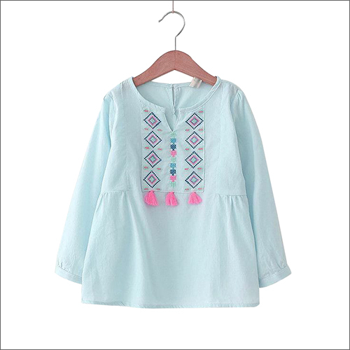 ब्लू लेडीज़ पलाज़ो सूट