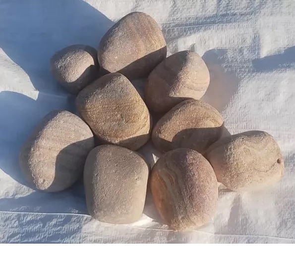 Rainbow Sandstone Pebble - Product Type: Natural Stone