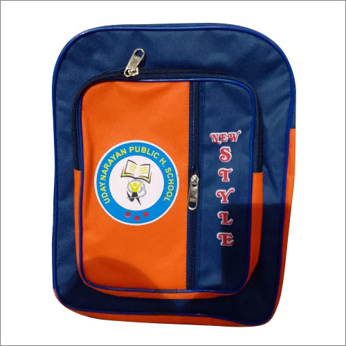 Blue Boys Customized School Bag