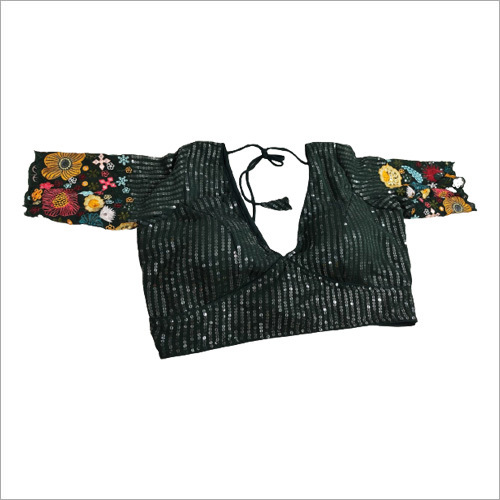 ब्लैक लेडीज़ डिज़ाइनर ब्लाउज़