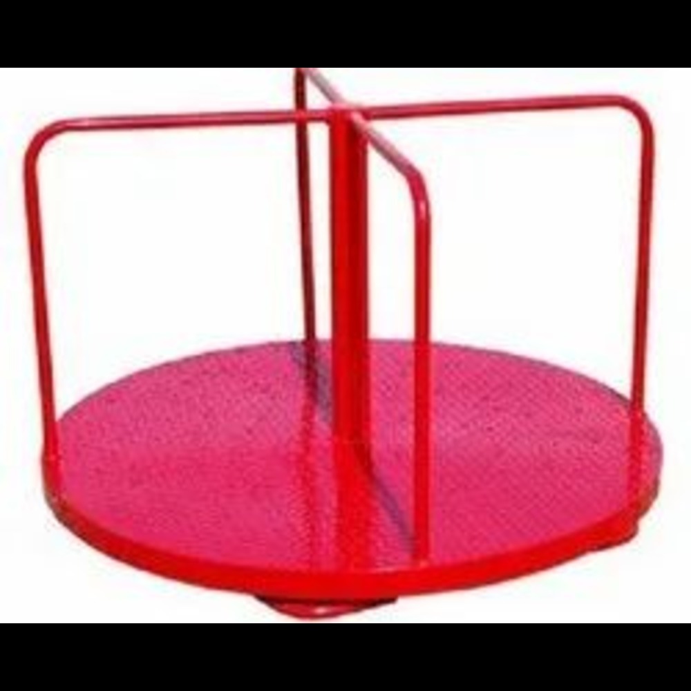 Platform Merry Go Round - Iron & Metal, Diameter 4 Feet , Age Group 3-12 Years, Heavy Duty Bearing