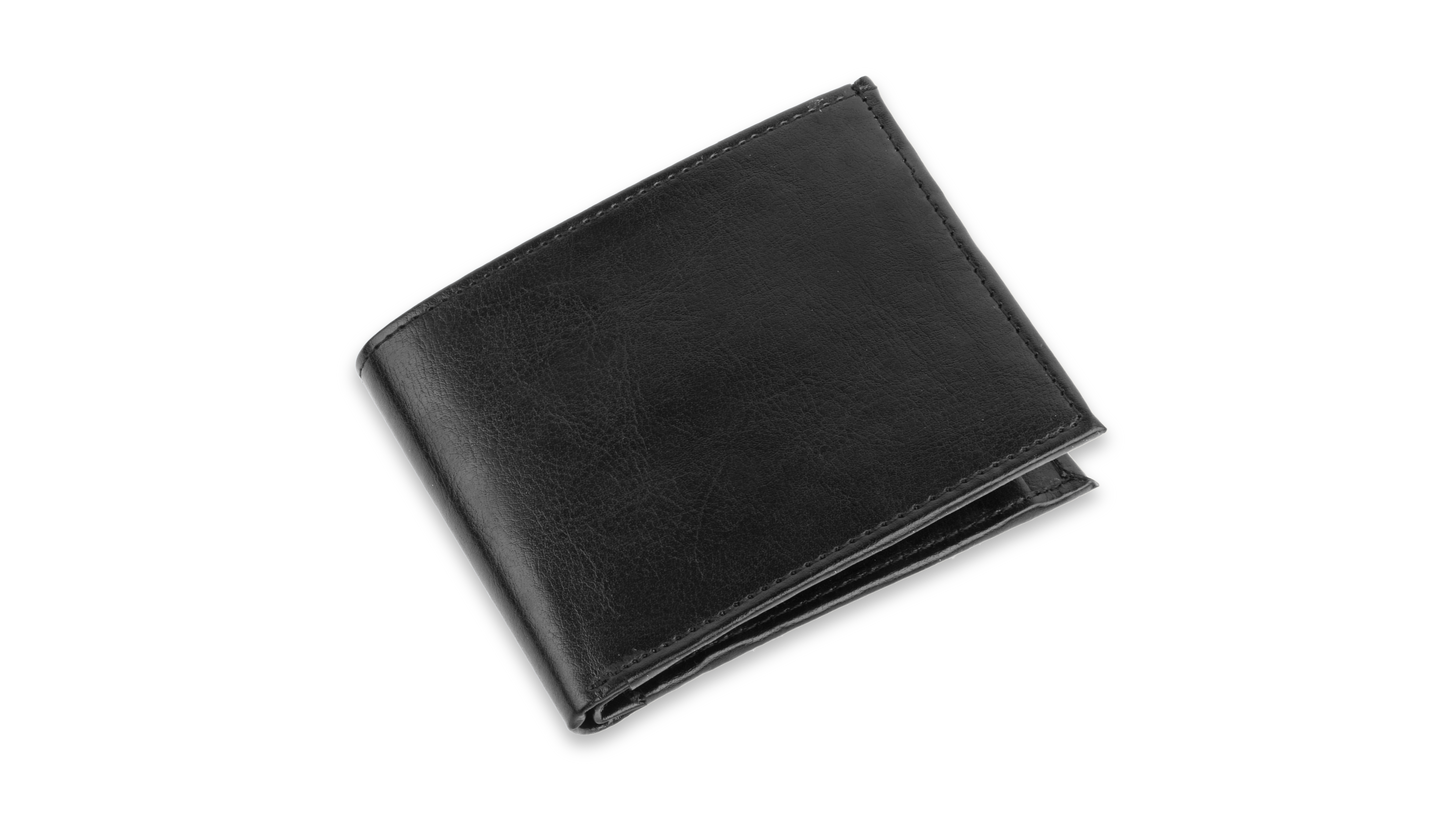 2 In 1 Wallet Belt Combo Set Sr 136 Mini Chromo - Pu Leather, Black Color | Corporate Gift For Industrial Business Use, No Logo Included