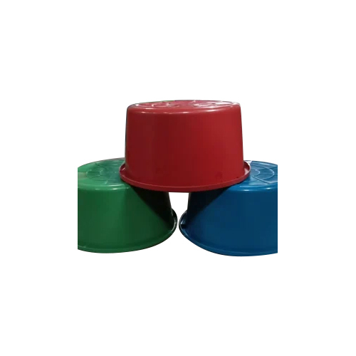 Gagan Tub - PPCP Material, 70 Liters Capacity, Available in Red, Green, Blue, Orange, Black - Round Shape, Rigid Hardness, Ideal for House and Industry Use
