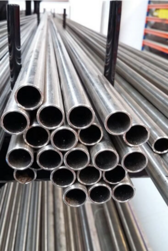 304 SS Seamless Pipe - 35mm Diameter, 4mm Thickness, Polished Finish | Structure Pipe, Warranty Included