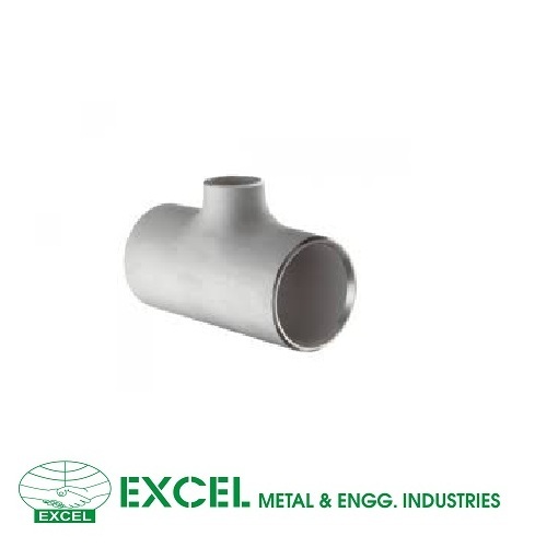 Stainless Steel Tee - Sus304/ss316 Grade, 3-way Shape, Silver Color, Butt Weld Connection, Astm/asme Standard, Polished Surface