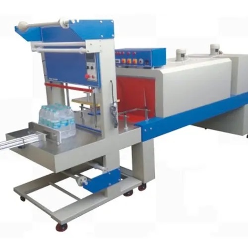 Semi Automatic Web Sealer With Shrink Tunnel - Mild Steel, 180" X 40" X 84" Dimensions, Speed Up To 6-8 Bags/min, Computerized Control System, 1 Year Warranty