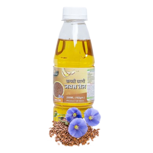 Cold Pressed Flaxseed Oil - High Purity, Fractionated Refined Type | Common Cultivation, Ideal For Cooking And Skin Or Hair Application