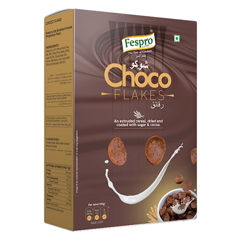 Choco Chocoflakes Box - Whole Wheat, Deliciously Dried, Fried Choco Snack | Ideal With Hot Or Cold Milk, Packed For Long-lasting Freshness