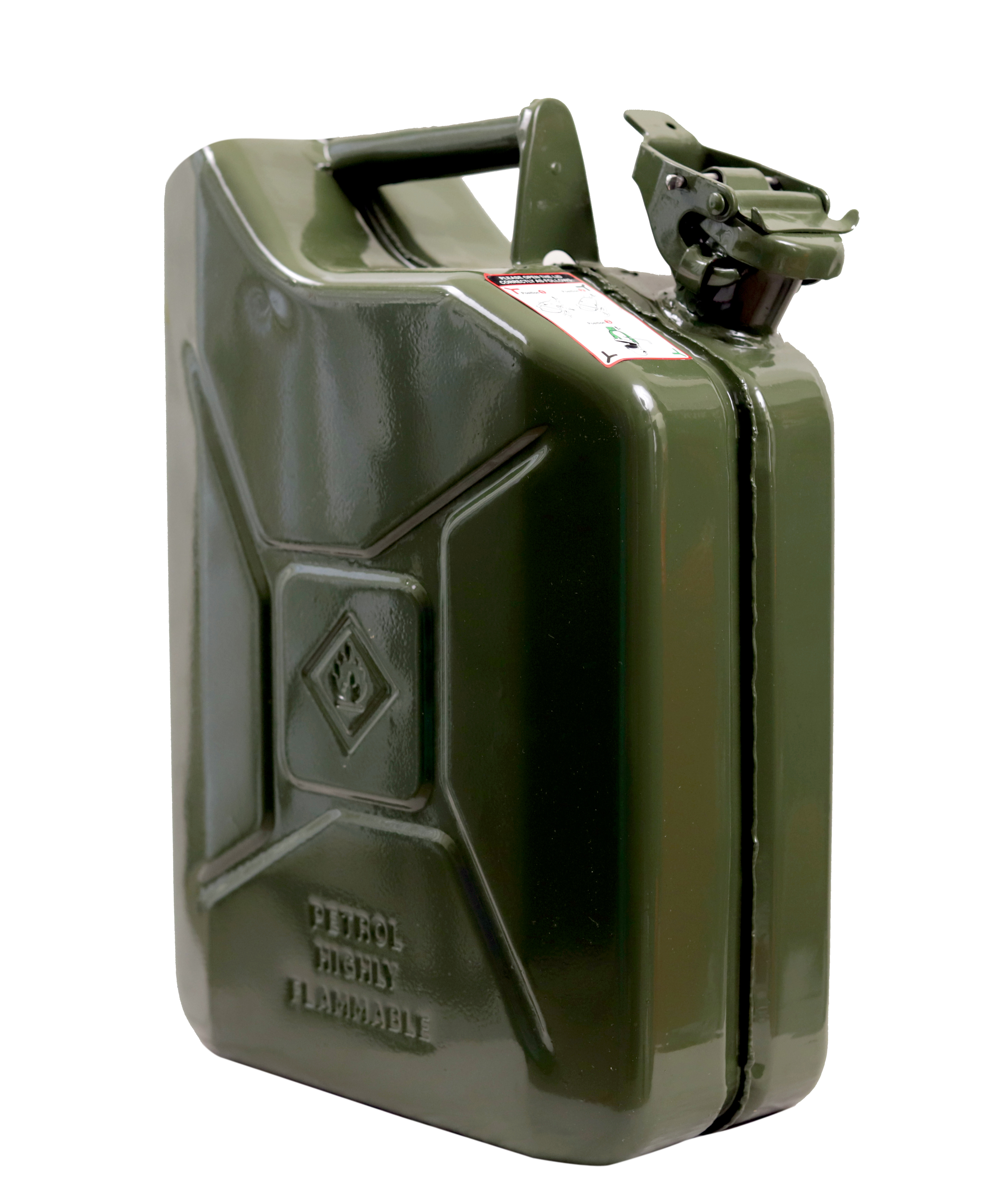 Fuel Stell Jery Can 10 Liter - Color: Jerry Green