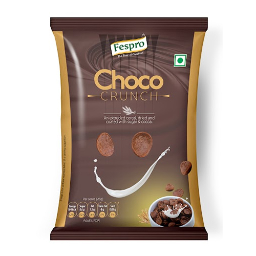Choco Crunch Cereals - Real Chocolate Mini Balls, Whole Wheat Flour, 66% Daily Calcium, 32% Daily Protein | Delightful, Nourishing Breakfast Treat
