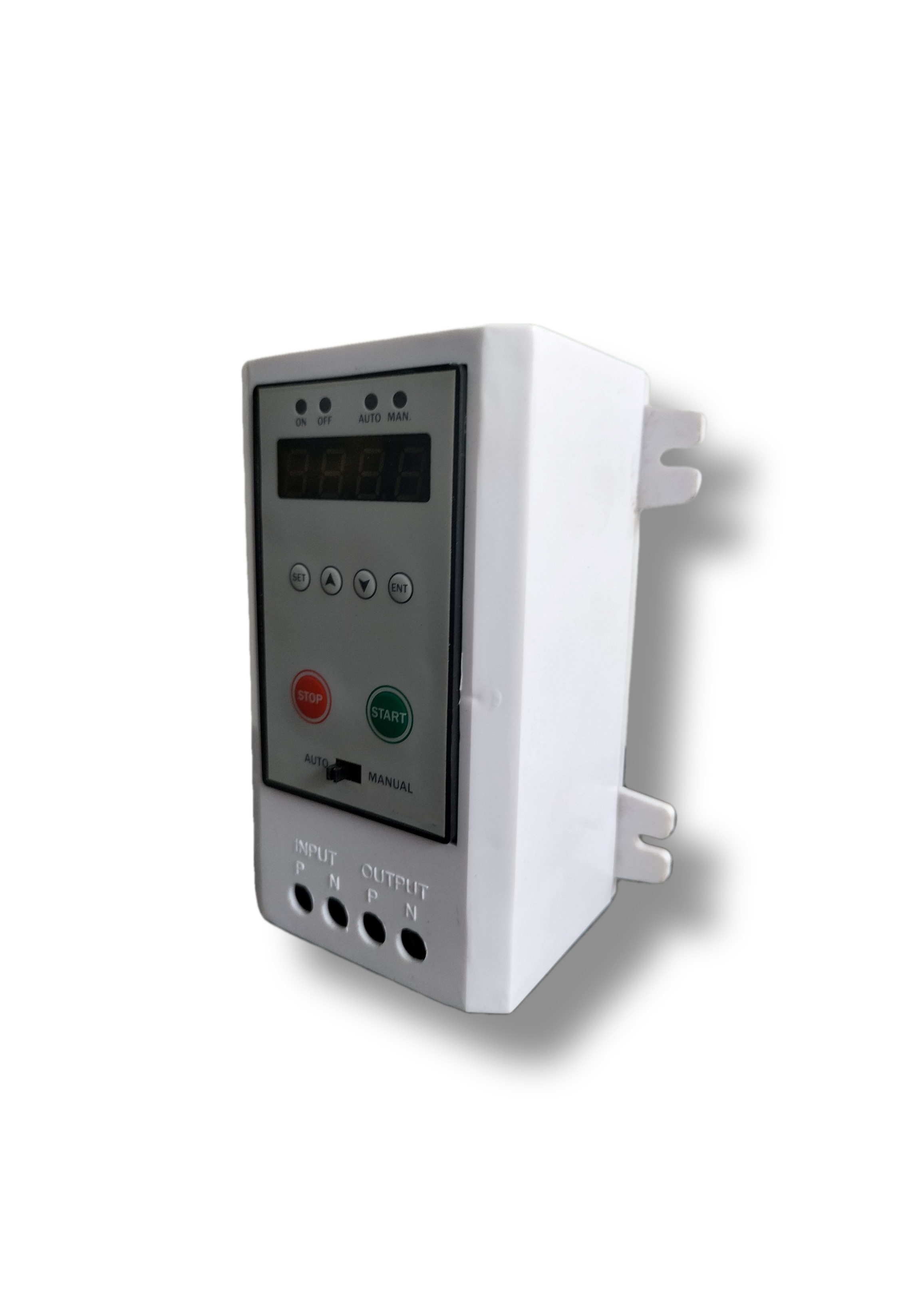 Time Switch - Digital Timer With 40a Relay, 16 Programmable On/off Times, White Abs Body, Real-time Clock Display, Emergency Bypass Feature