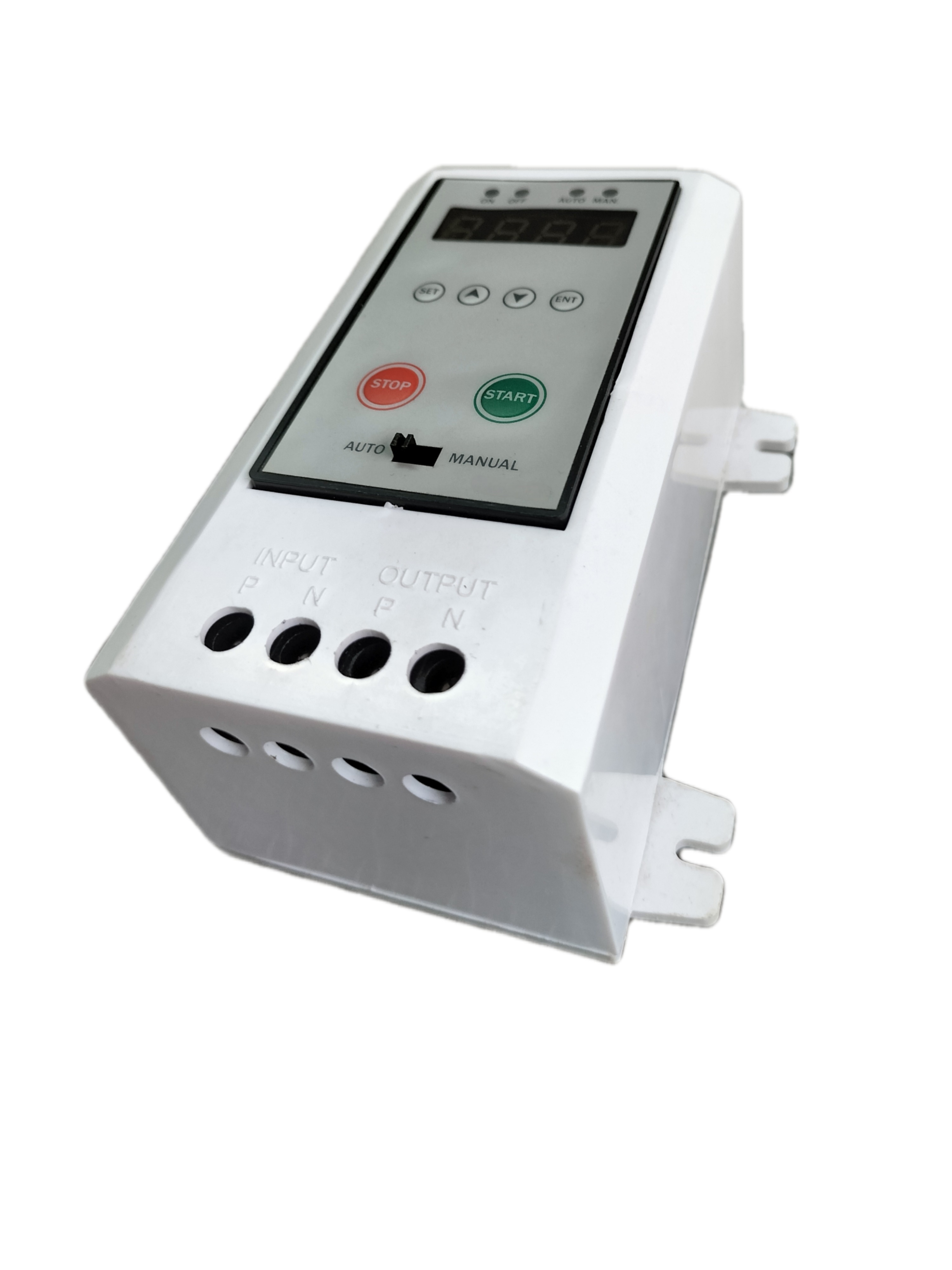 Time Switch - Digital Timer With 40a Relay, 16 Programmable On/off Times, White Abs Body, Real-time Clock Display, Emergency Bypass Feature