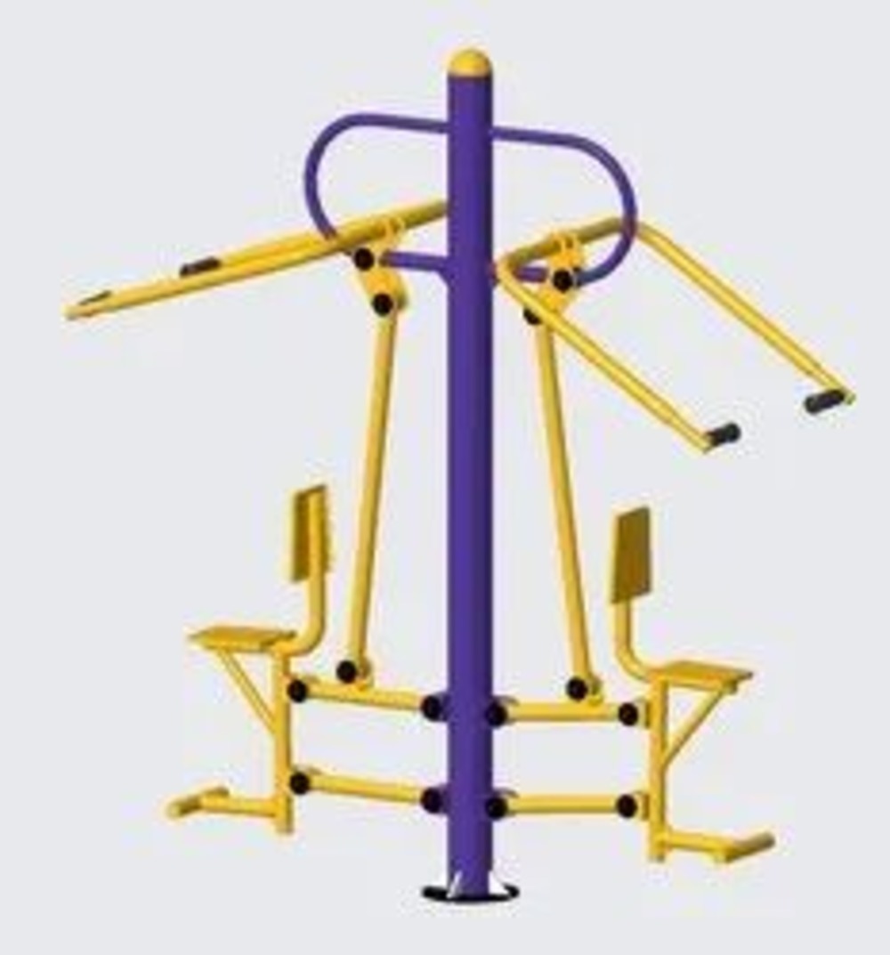 Outdoor Gym Double Chest Cum Seating Puller