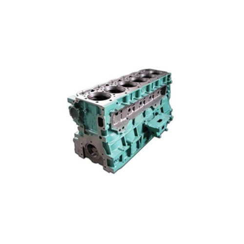 Commercial Vehicle Cylinder Block - Color: Silver Green
