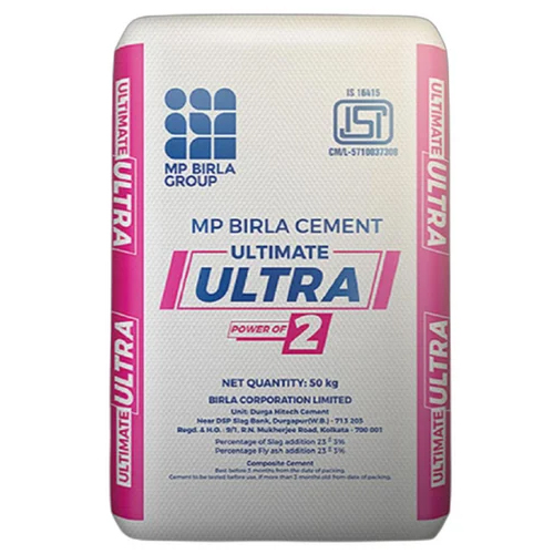 50Kg MP Birla Ultimate Ultra Cement - Common Cement, Acid-Proof, 100% Fineness | Natural Sand Compatibility and Enhanced Durability