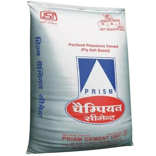 50kg Prism Champion Cement - Natural Sand, 100% Fineness | Common Cement, Acid-Proof, Engineered for Strength and Durability