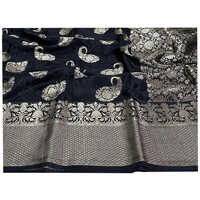 कैज़ुअल लेडीज़ मॉडर्न बनारसी सिल्क साड़ी