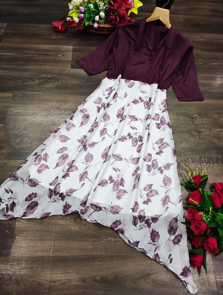 Heavy Georgette And Rayon