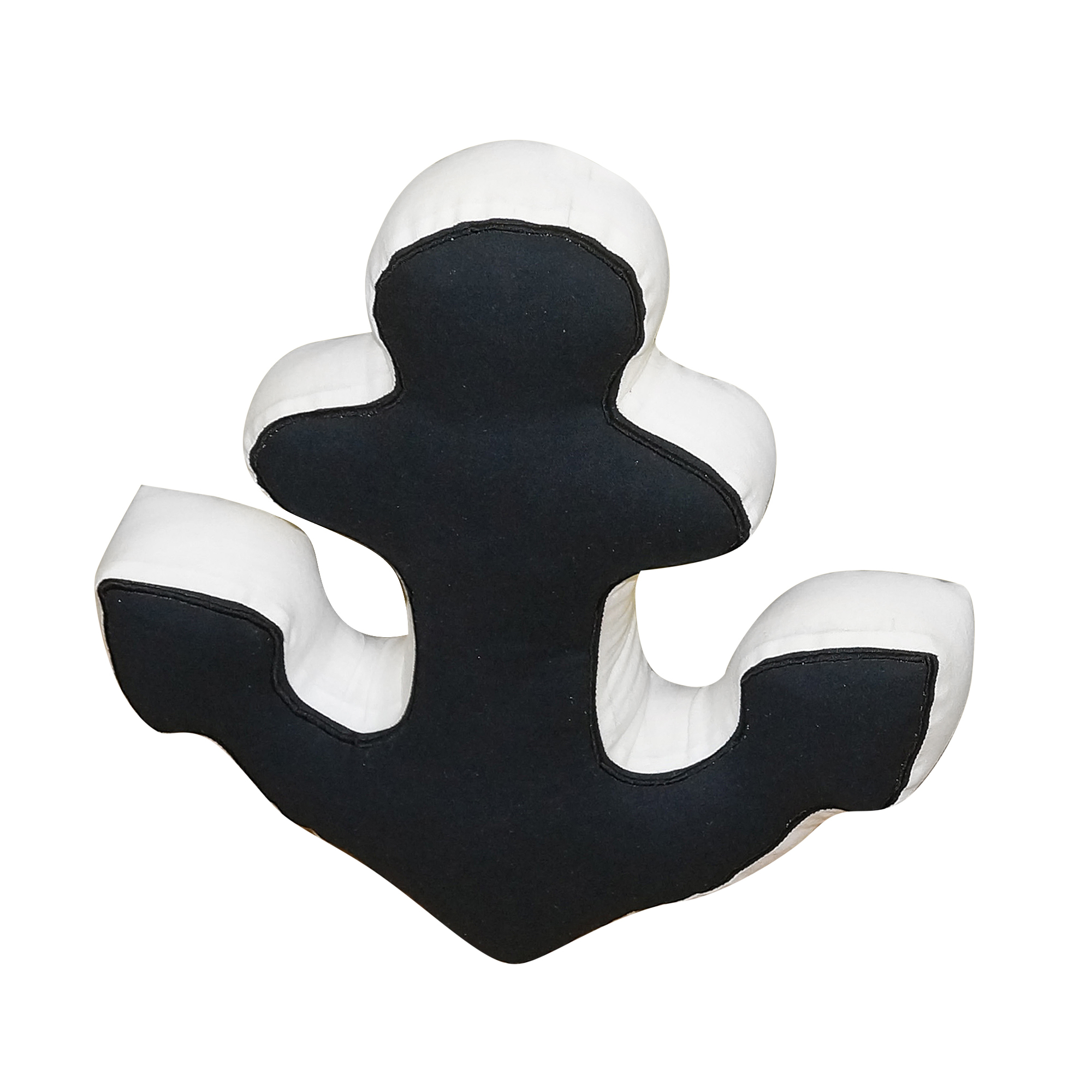Black & White Anchor Shape Cushion