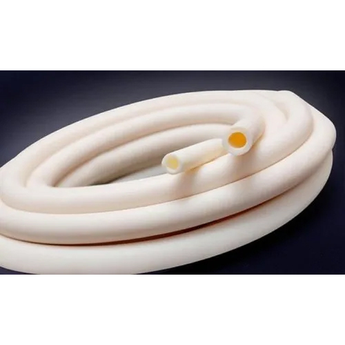 White Elastomeric Nitrile Rubber Tube