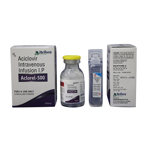 एसिक्लोविर इंट्रावेनस इन्फ्यूजन आईपी 500 मिलीग्राम ग्रेड: मेडिकल