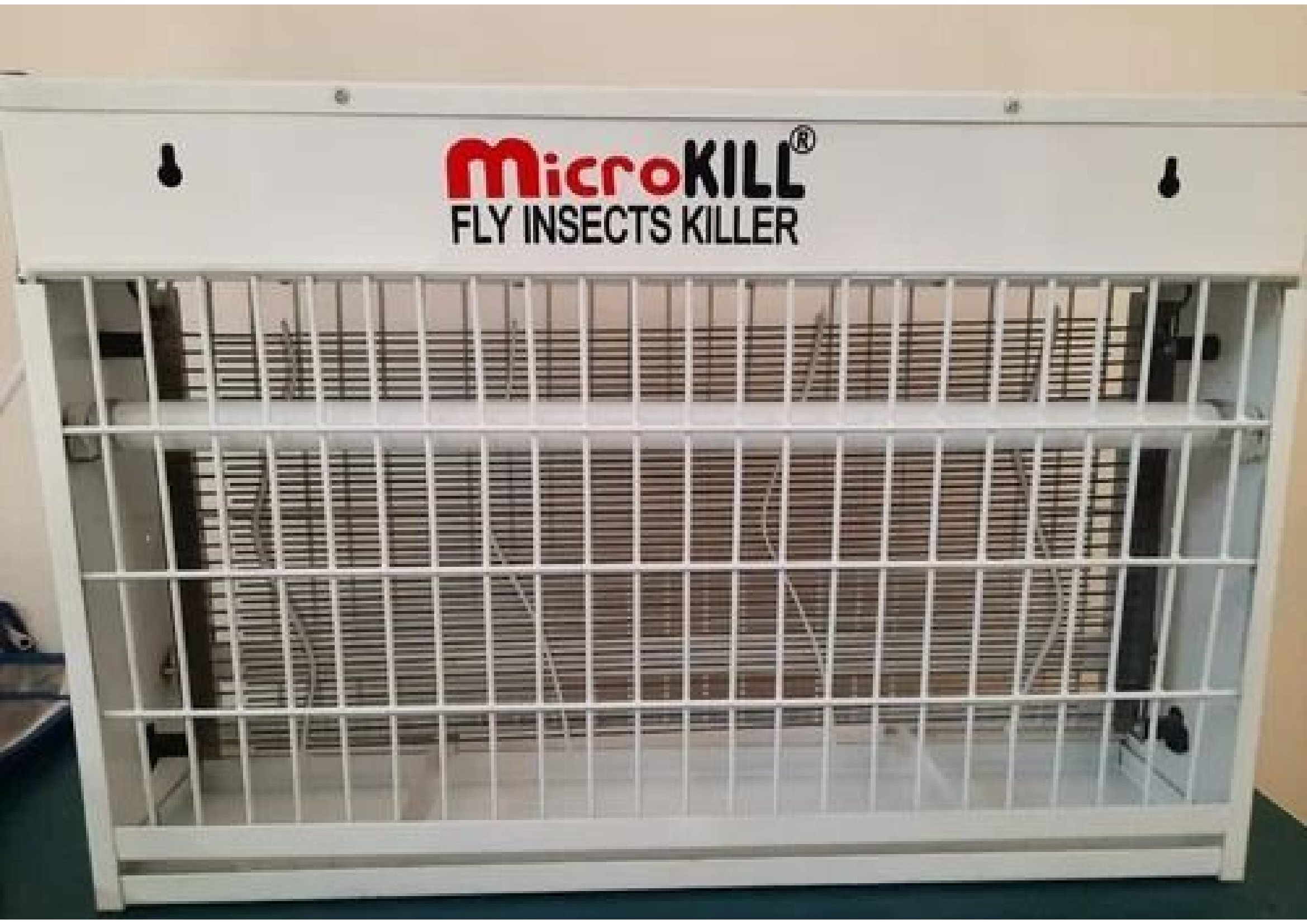 Microkill Insect Killer - Metal Body 24" X 5.7" X 16" | Non-toxic, Powerful Uv Light Attraction, Easy Clean Tray, 12 Month Warranty