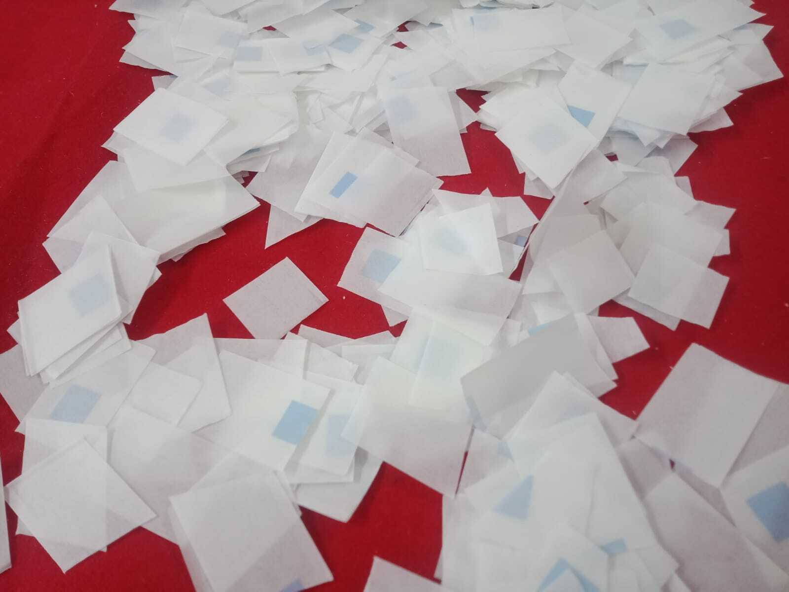 Mix Confetti Blaster Paper - 40gsm, 10mm To 15mm Size | Greaseproof, Waterproof, Printed And Plain White Designs