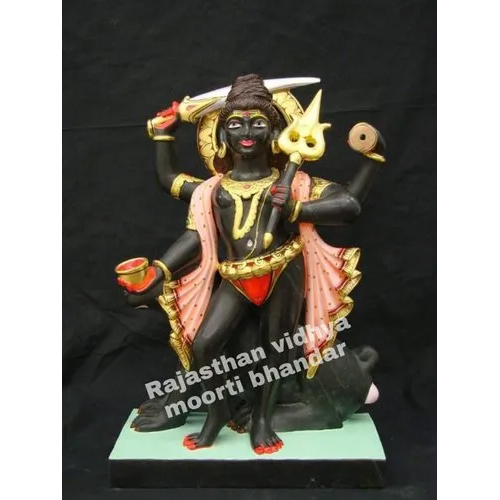 Easy To Clean Marble Bhairav Baba Statue