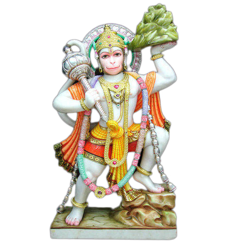 संगमरमर वीर हनुमान प्रतिमा