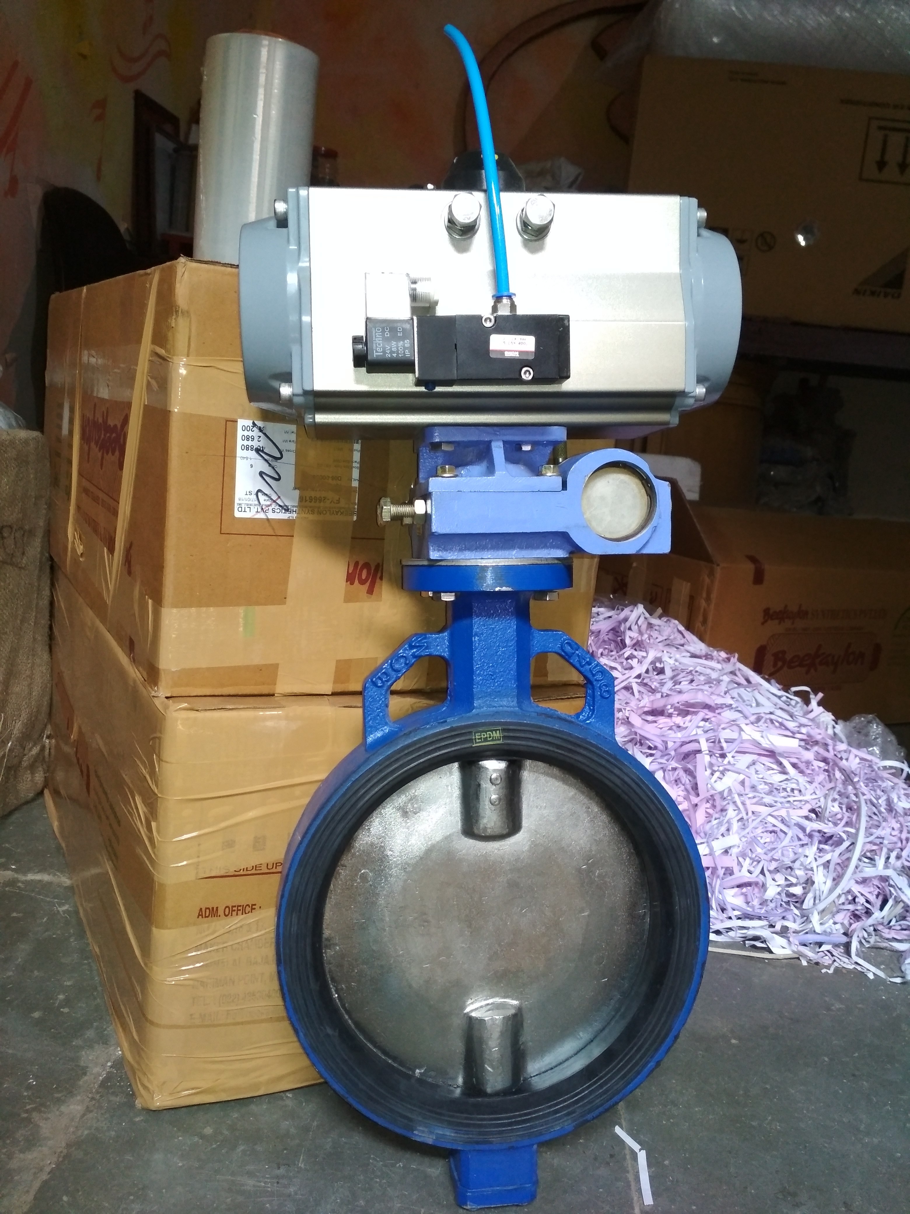Pneumatic Ball Valve - Casting Material, Multi-size Options, High-pressure Durability | High-temperature Resistance, Rust-proof Finish, Versatile Applications
