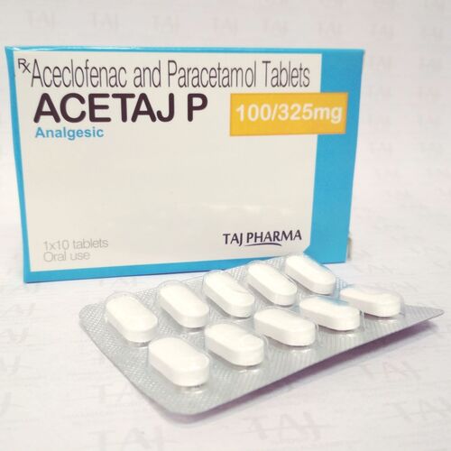 Aceclofenac And Paracetamol Tablets 325mg/100mg General Medicines