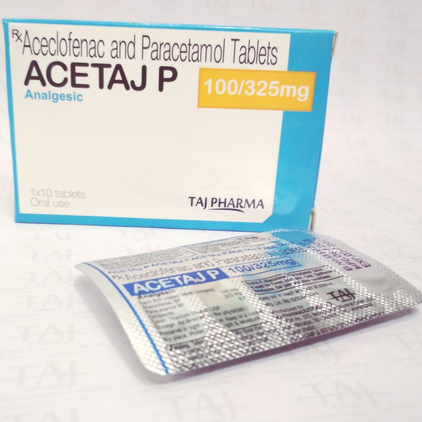 Aceclofenac And Paracetamol Tablets 325mg/100mg General Medicines