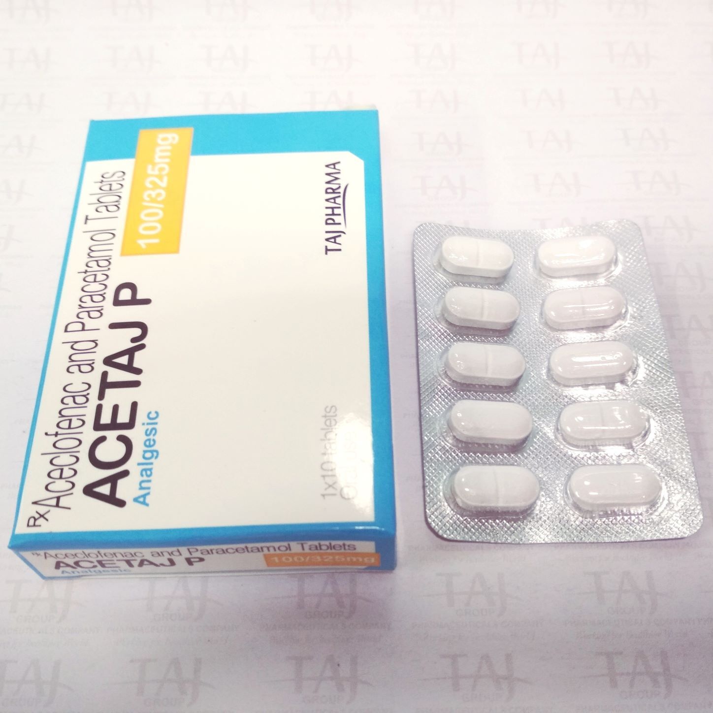 Aceclofenac And Paracetamol Tablets 325mg/100mg General Medicines