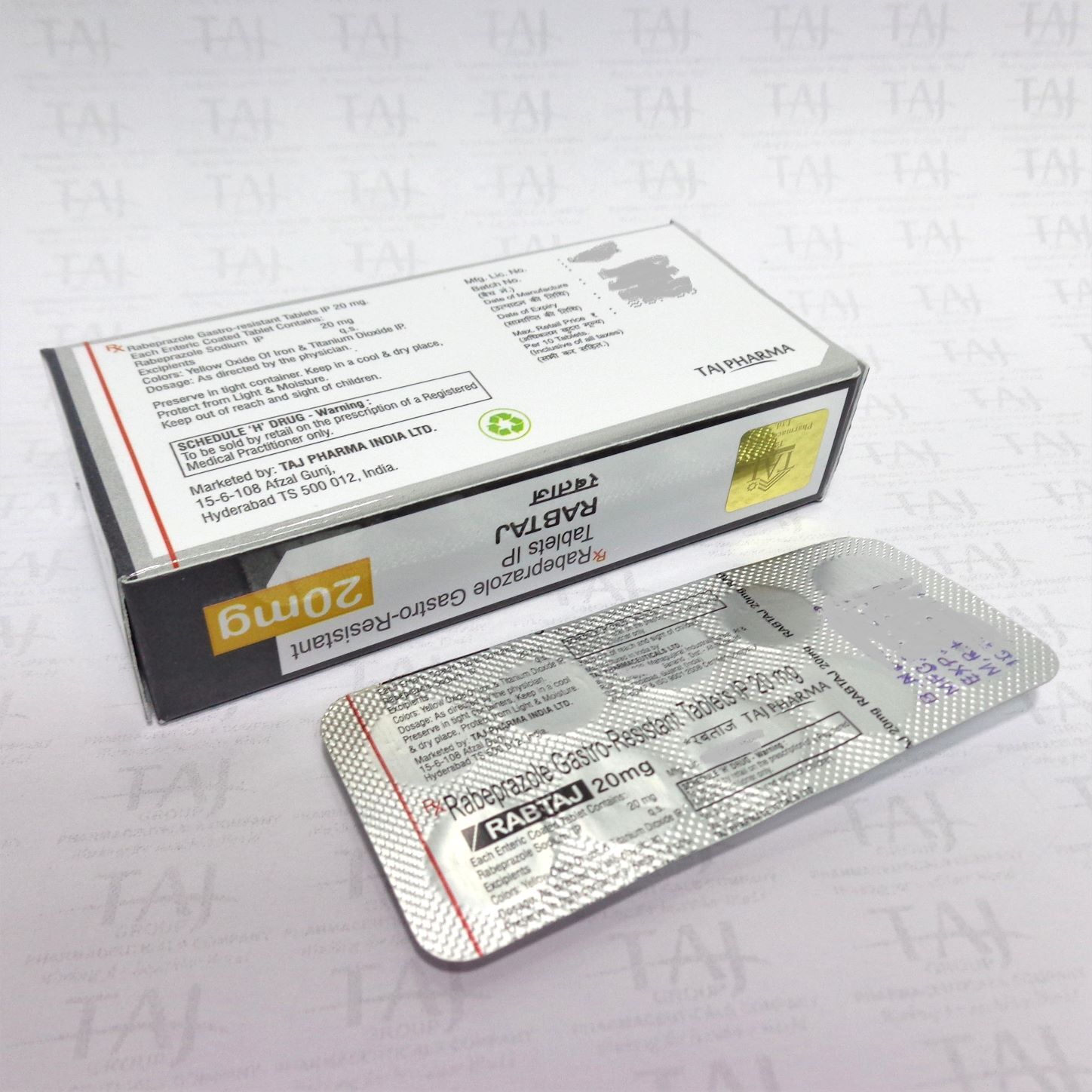 Rabeprazole Gastro Resistant Tablets Ip 20mg Generic Drugs