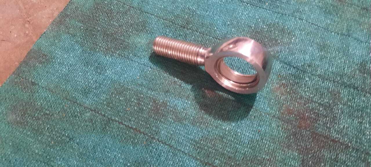 Lifting Eye Bolt - Threaded Steel Ring, Heavy-duty Design For Lifting Machines