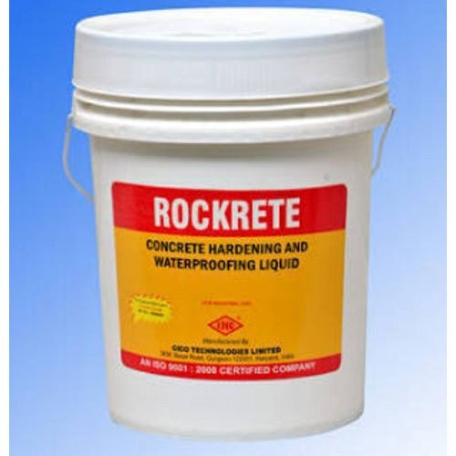CICO ROCKRETE - Transparent Free Flowing Liquid, Specific Gravity 1.19+-02 , Chemical Name: CICO ROCKRETE, Brown Color, Waterproofing & Hardening Admixture