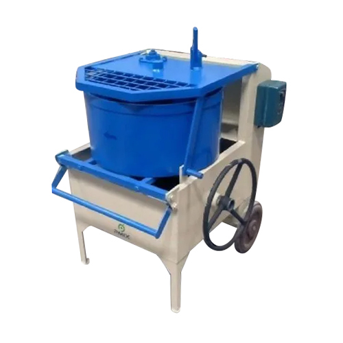Blue Pan Type Concrete Mixer
