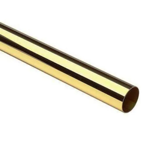 गोल्डन ब्रास राउंड ट्यूब