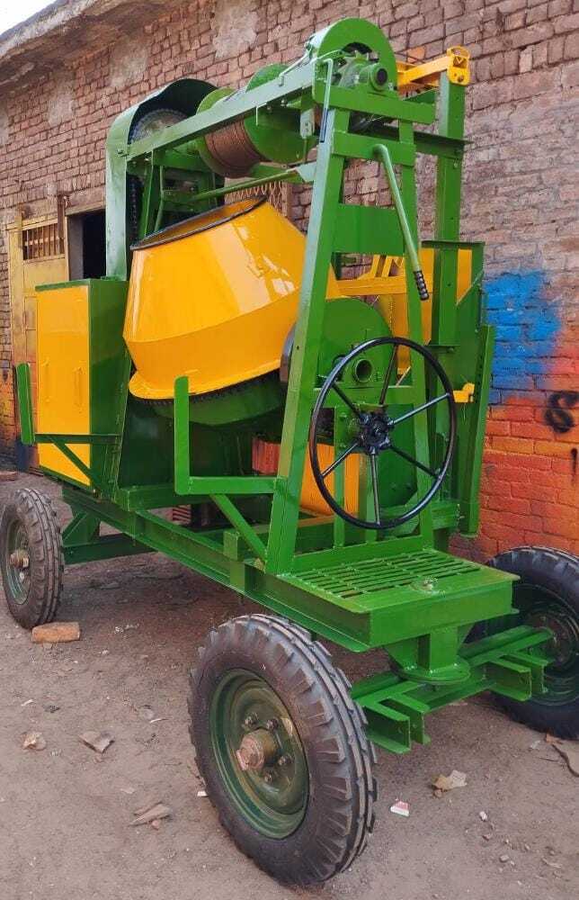 Hydraulic Concrete Mixer Machine With Hopper