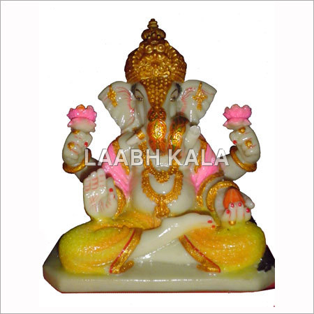 मार्बल गणपति मूर्ति