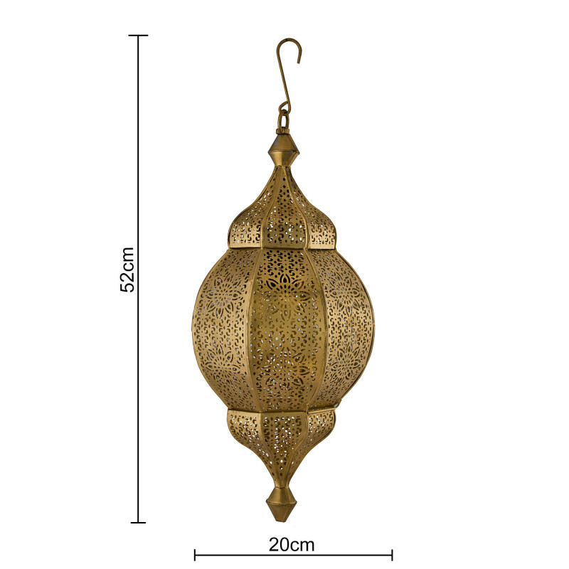 Hanging Lamp Antique And Gold Metal Hanging Pendant Light